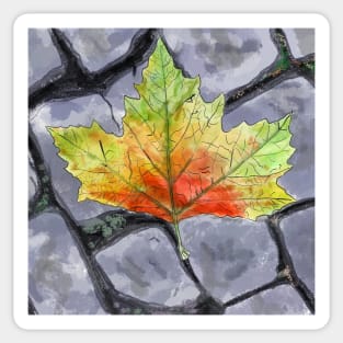 Autumn Leaf Sticker